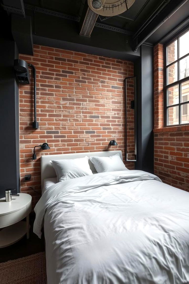 Industrial Edge with Soft Hues - 22 Grey and White Bedroom Ideas