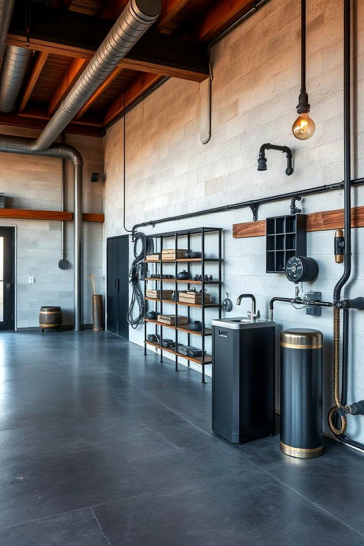 Industrial Edge with Warmth - 22 Open Floor Plan Ideas