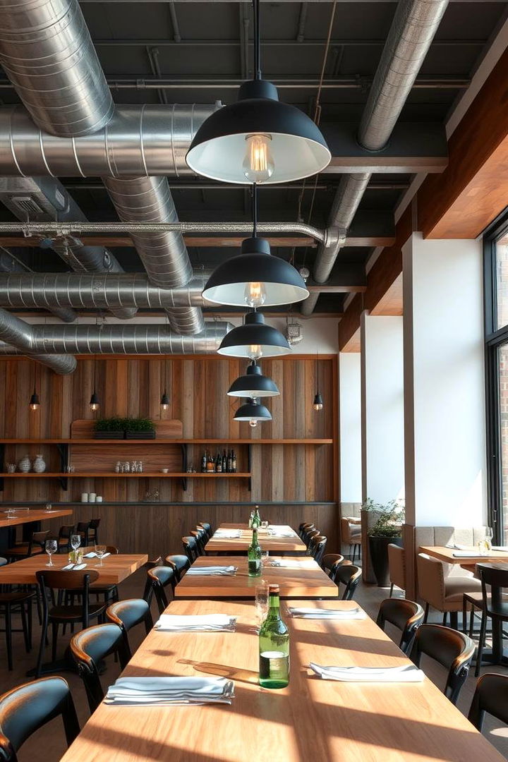 Industrial Farmhouse Fusion - 22 Modern Farmhouse Dining Room Ideas