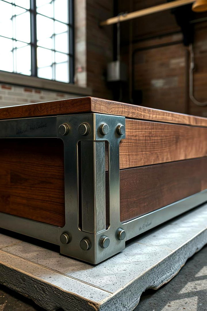 Industrial Fusion - 22 Coffee Table Decor Ideas