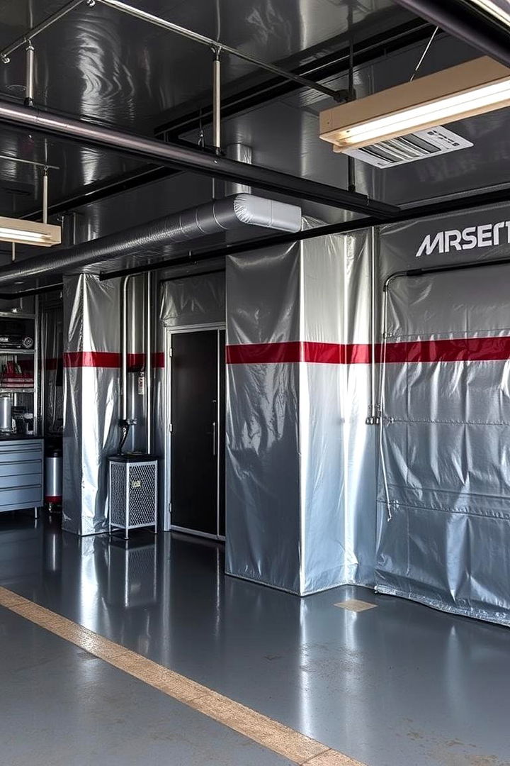 Industrial Inspired Metallics - 22 Garage Wall Paint Ideas