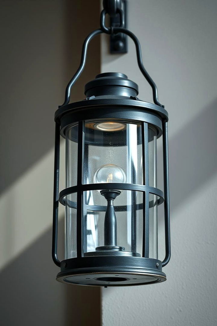 Industrial Iron Lantern Statement - 22 Lantern Centerpiece Ideas