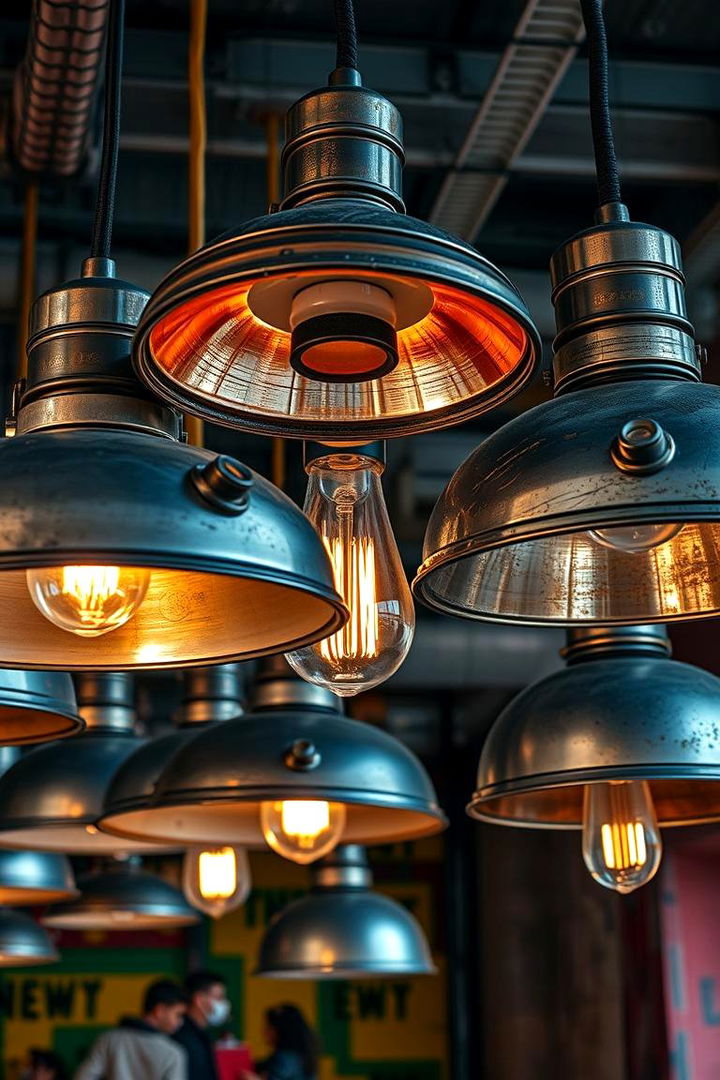 Industrial Lighting Fixtures - 22 Industrial Interior Design Style Ideas