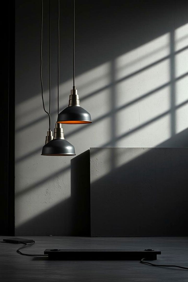 Industrial Lighting Simplicity - 22 Brutalist Interior Design Ideas
