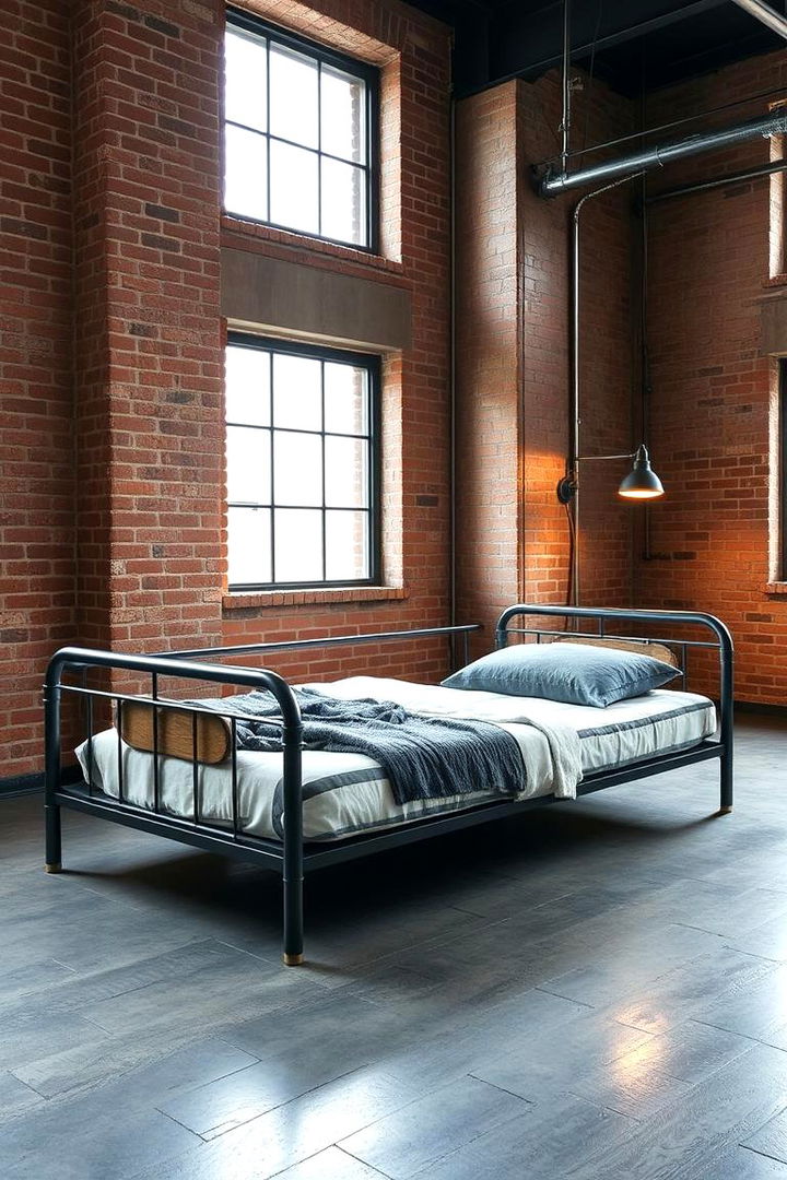 Industrial Loft Daybed - 22 Daybed Ideas for Small Spaces