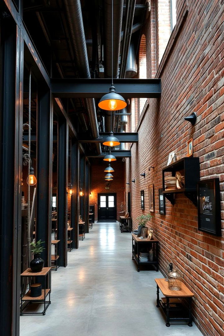 Industrial Loft Hallway - 22 Hallway Ideas