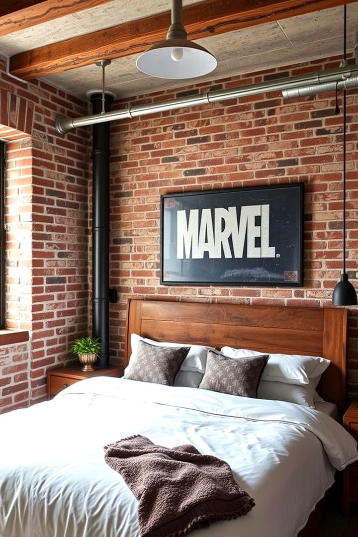 Industrial Marvel Mix - 22 Marvel Bedroom Ideas