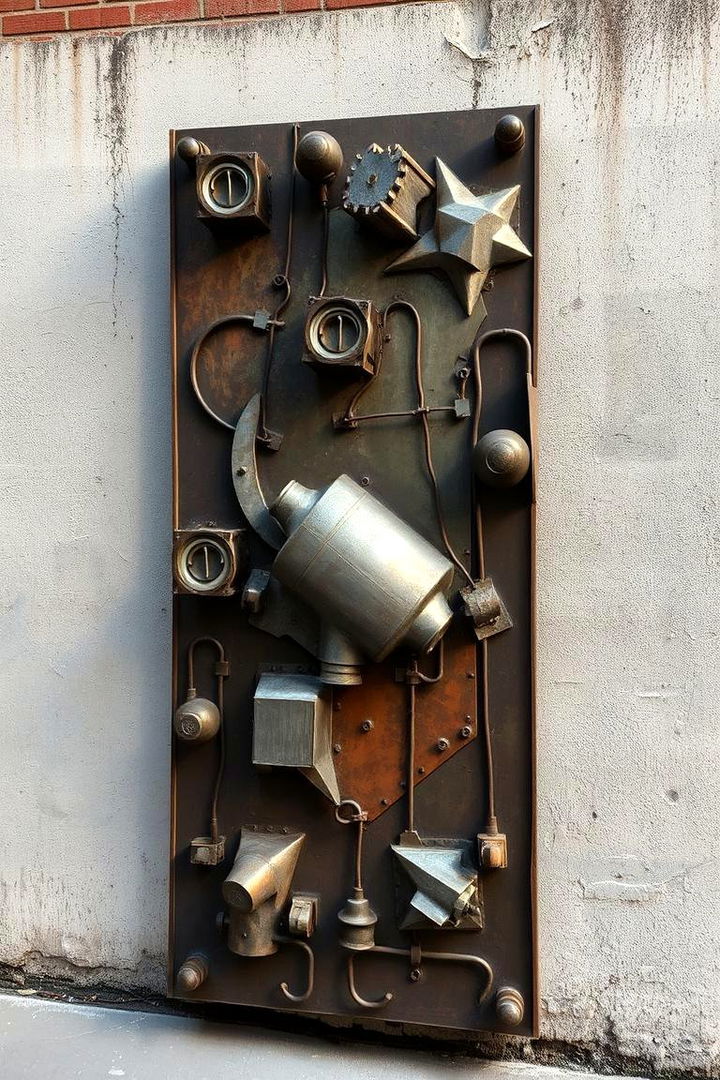 Industrial Metal Art - 22 Blank Wall Ideas
