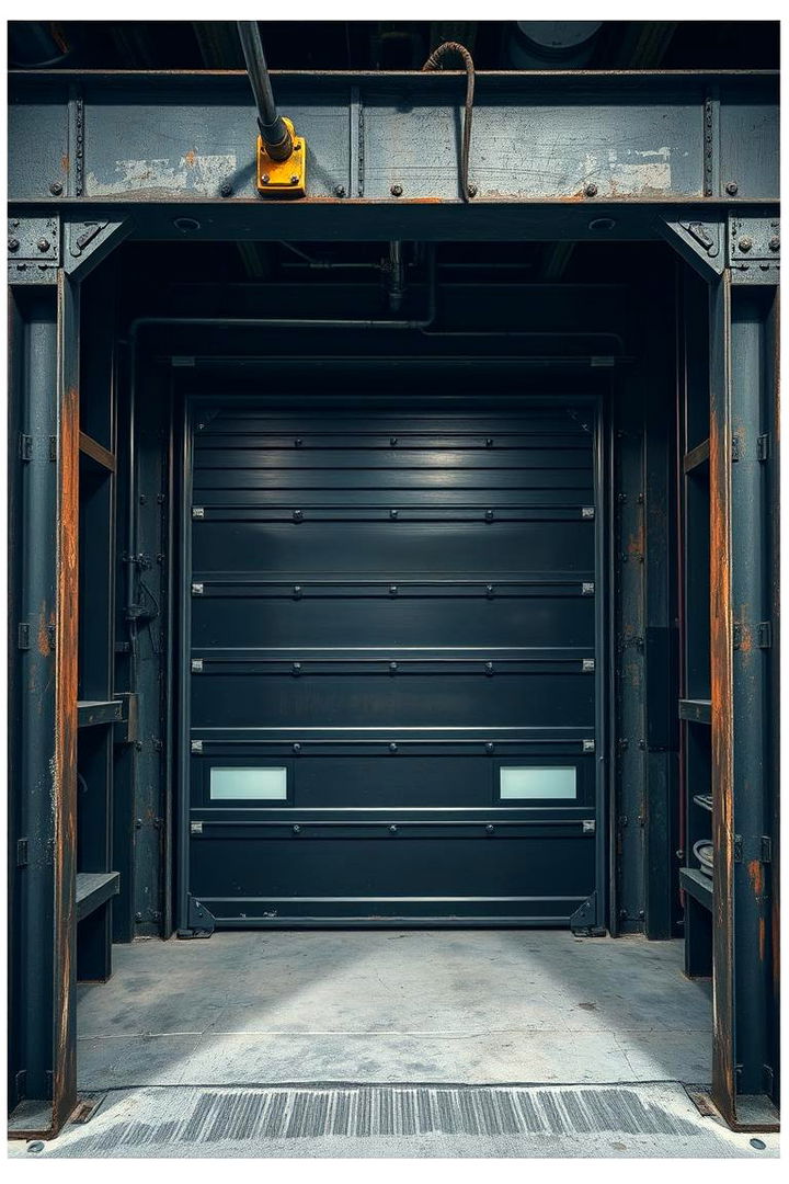 Industrial Metal Frames - 22 Exterior Garage Door Trim Ideas