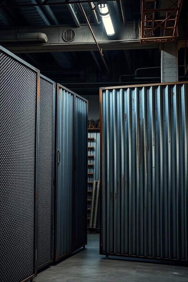 Industrial Metal Partitions - 22 Room Divider Ideas