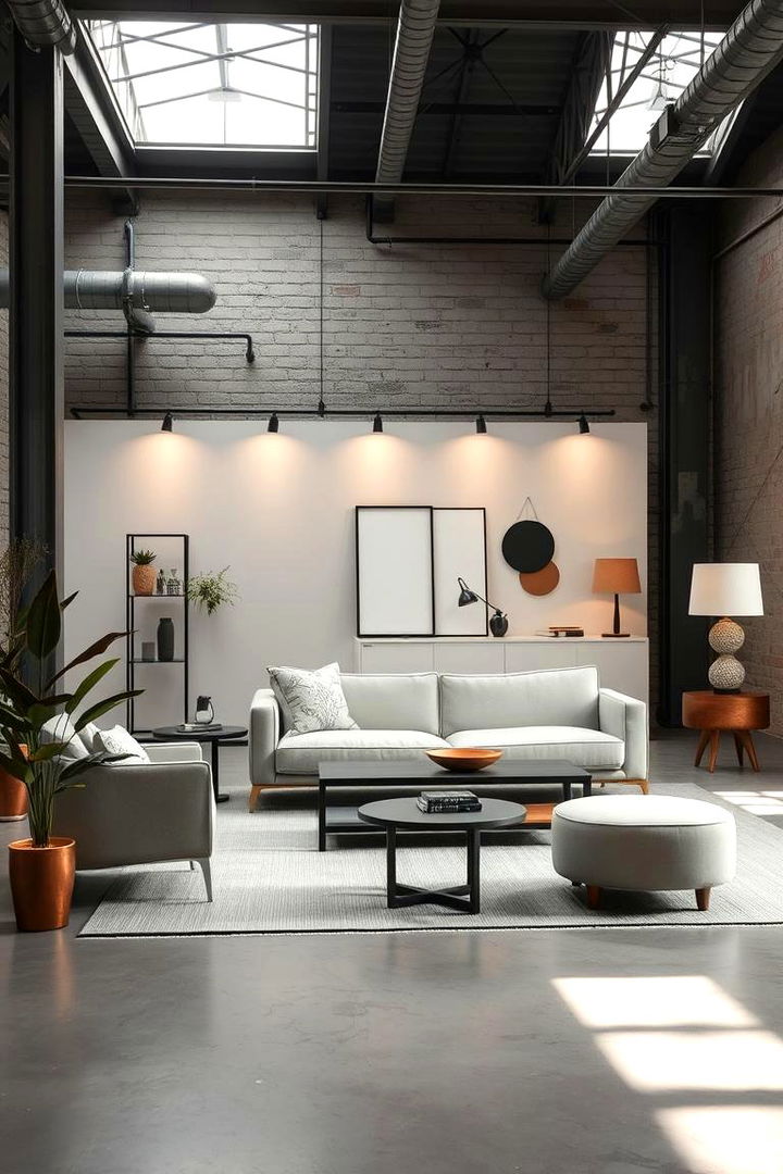 Industrial Minimalist Decor for Clarity - 22 Industrial Living Room Ideas