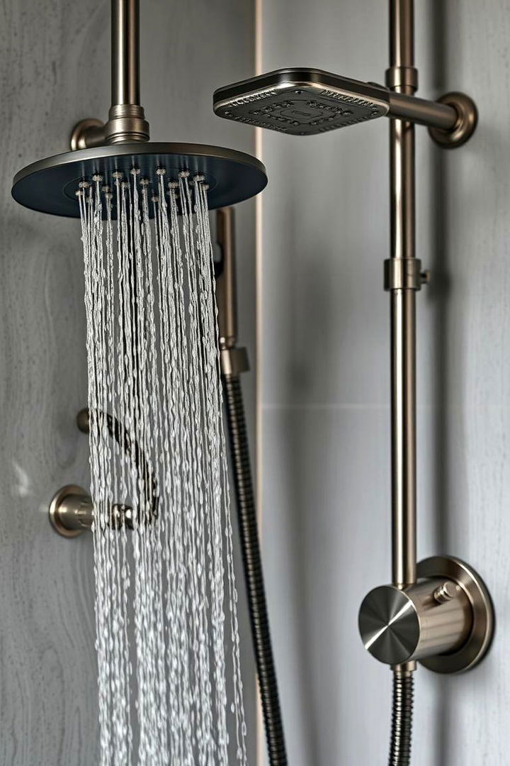 Industrial Modern Fittings - 22 Modern Shower Ideas