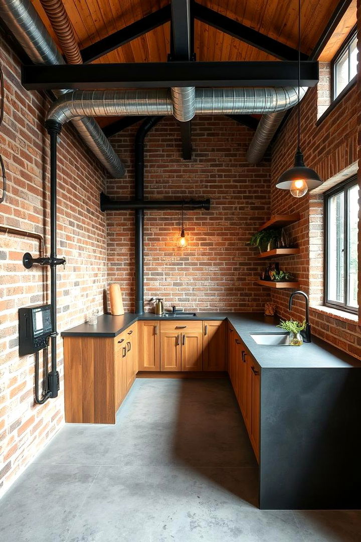 Industrial Modern Fusion - 22 She Shed Interior Ideas