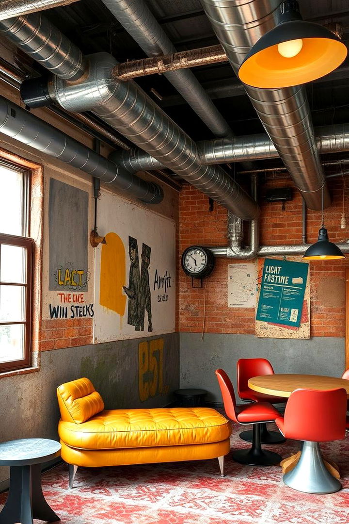 Industrial Retro Fusion - 22 Bachelor Room Ideas