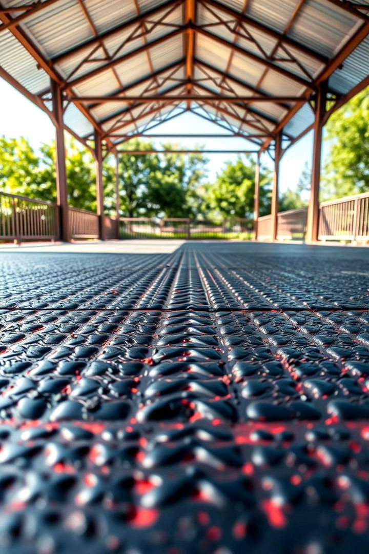 Industrial Rubber Flooring - 22 Gazebo Floor Ideas