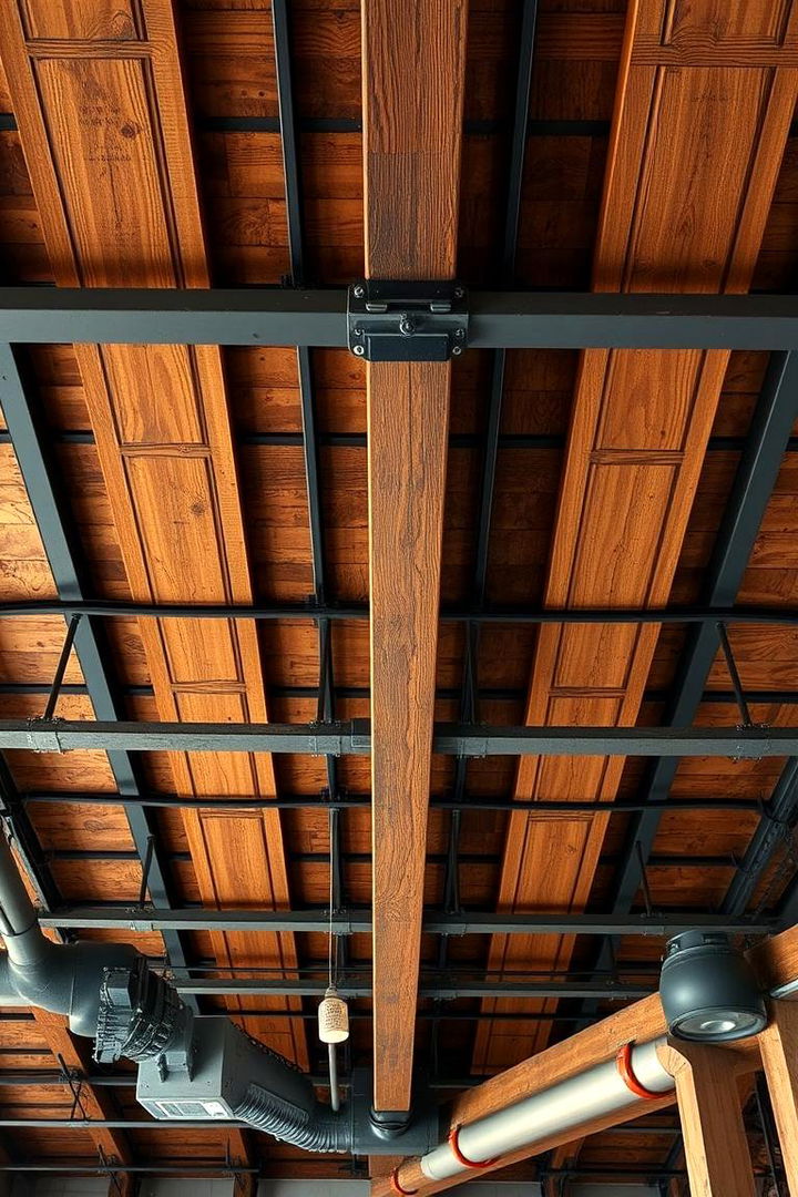 Industrial Rustic Fusion - 22 Rustic Ceiling Ideas