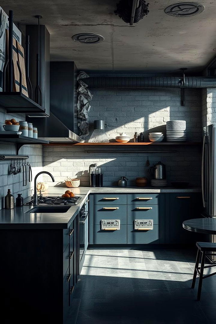 Industrial Slate Tones - 22 Kitchen Color Ideas