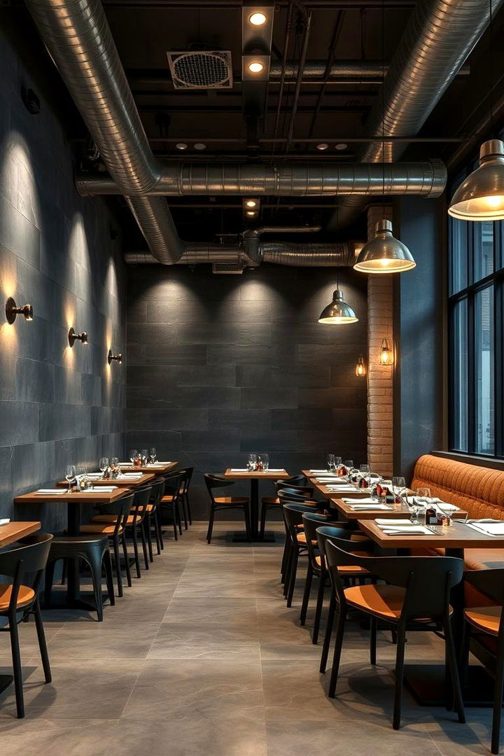 Industrial Slate - 22 Dining Room Paint Colors