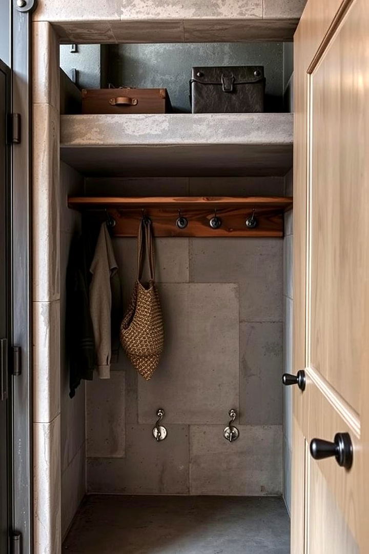 Industrial Storage Entry Closet - 22 Entry Closet Ideas