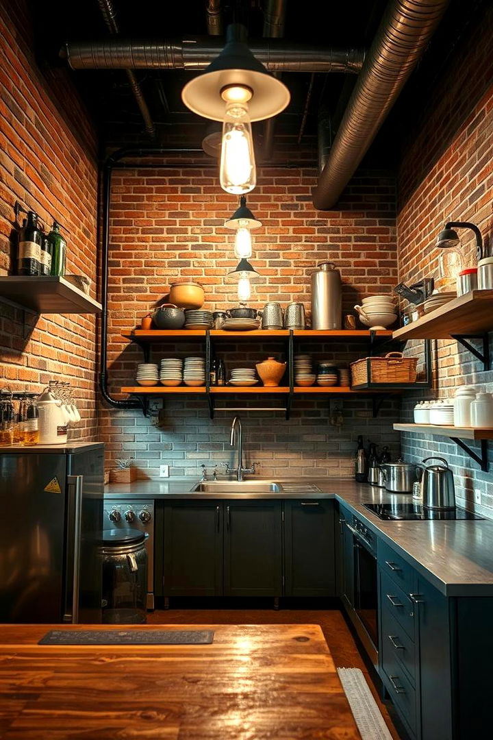 Industrial Style Accents - 22 Kitchen Design Ideas