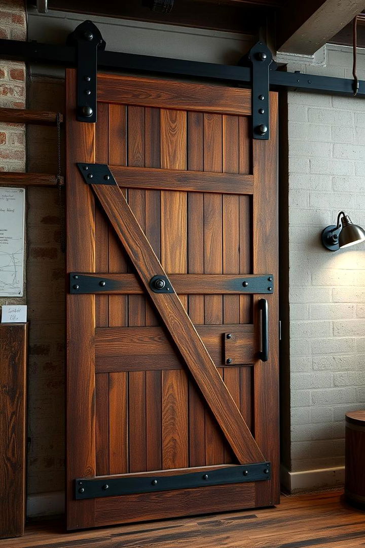 Industrial Style Barn Doors - 22 Barn Door Ideas