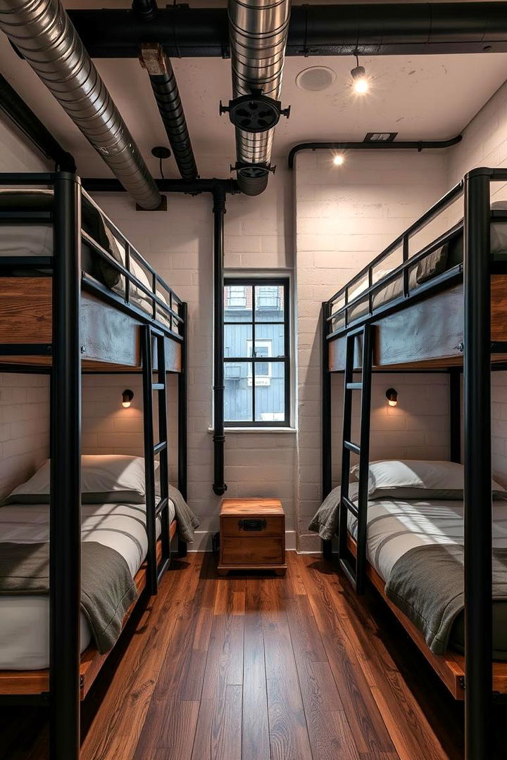 Industrial Style Bunk Room Concepts - 22 bunk room ideas