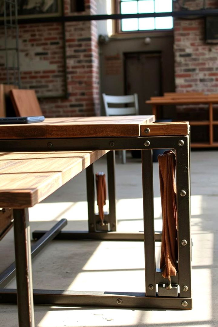 Industrial Style Desk - 22 Desk Ideas