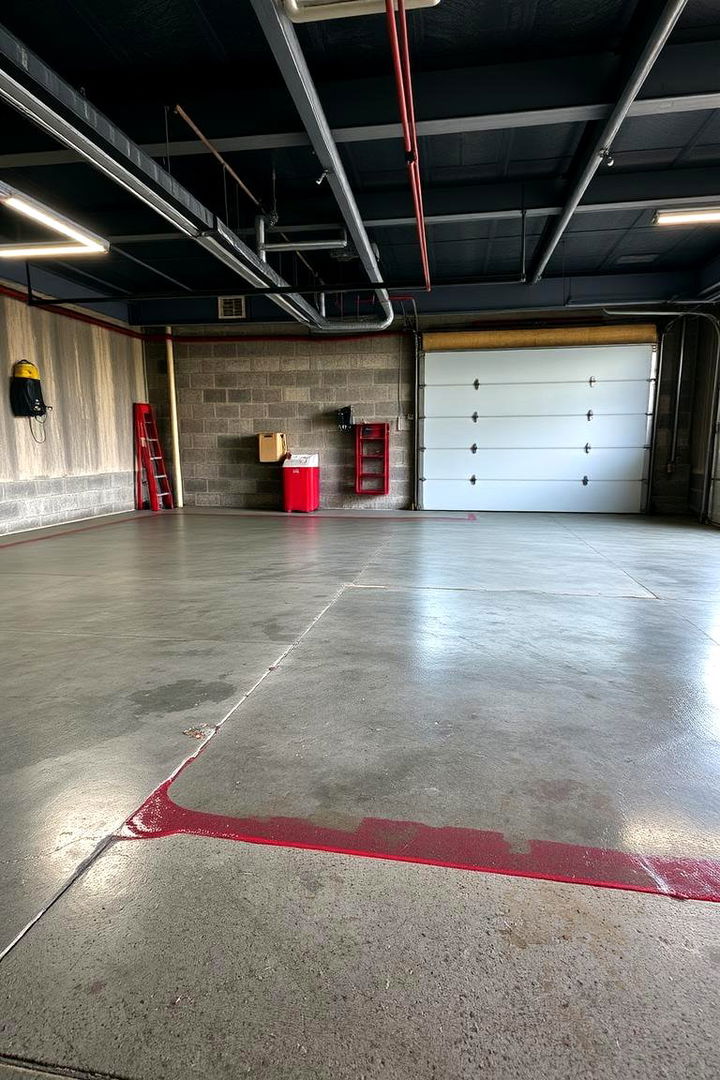 Industrial Style Garage Floors - 22 Garage Flooring Ideas