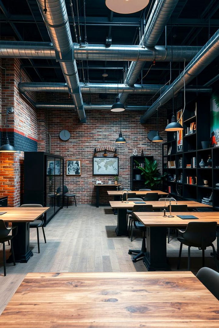 Industrial Style Office - 22 Home Office for Couples Ideas and Designs