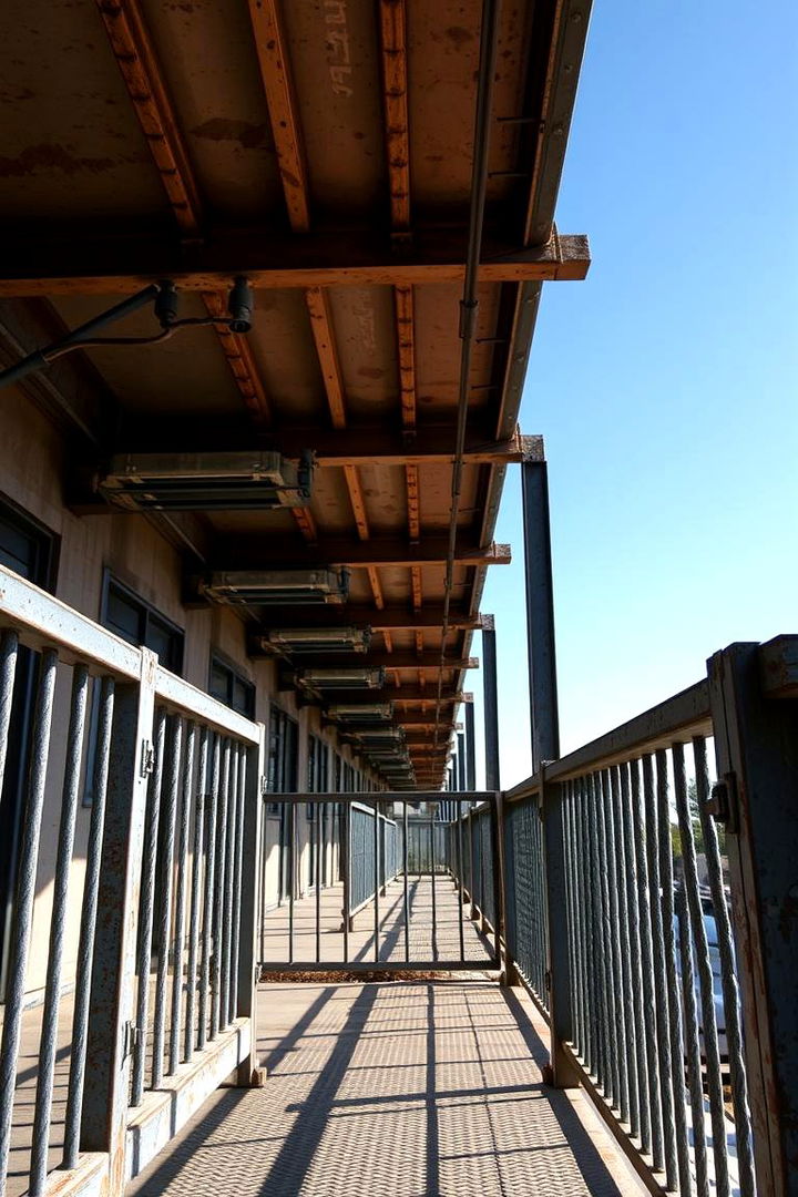 Industrial Style Railing - 22 Porch Railing Ideas