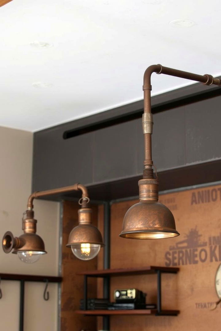 Industrial Touches with Subtle Metals - 22 Shabby-chic Style Living Room Ideas