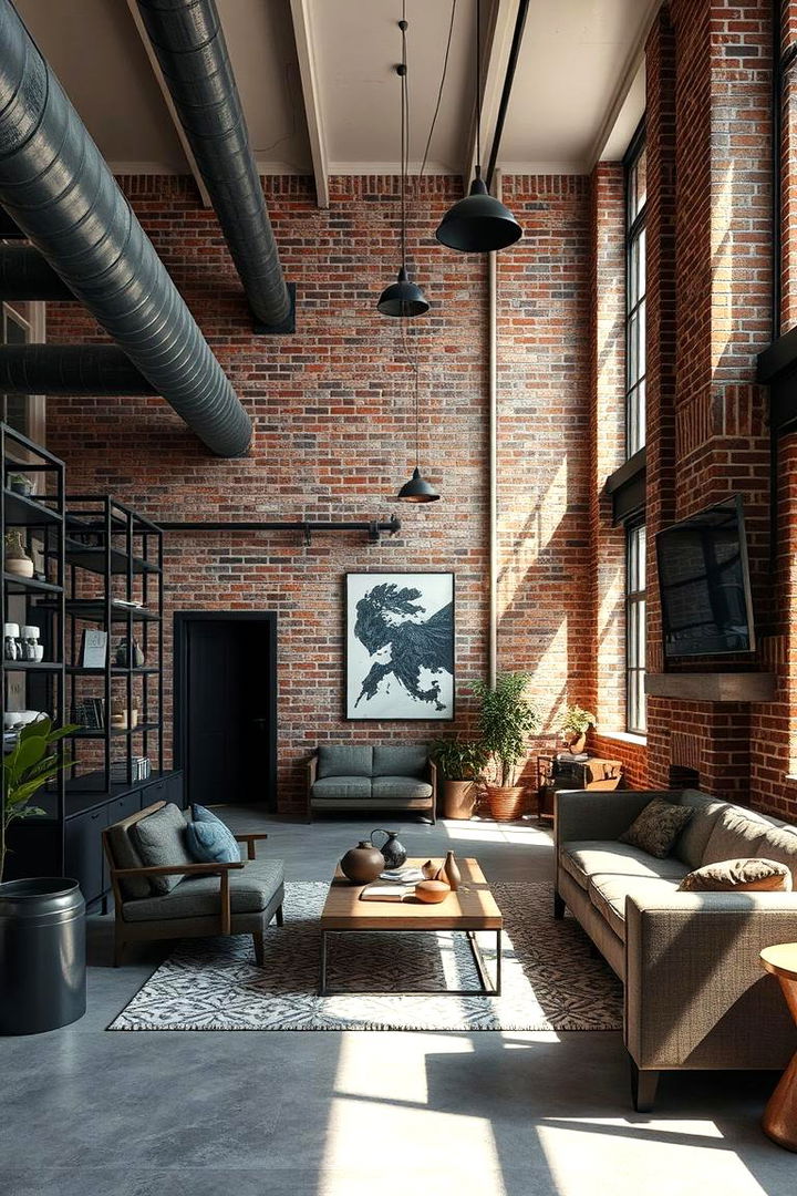 Industrial Urban Chic - 22 Feature Wall Ideas