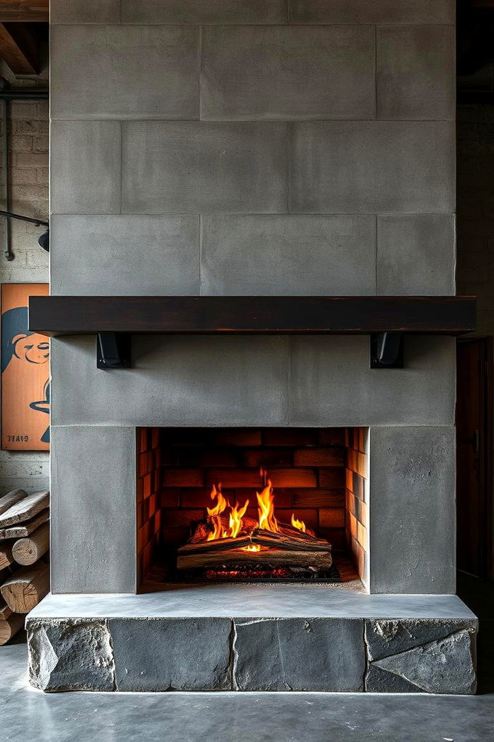 Industrial Urban Vibes - 22 Floor to Ceiling Fireplace Ideas