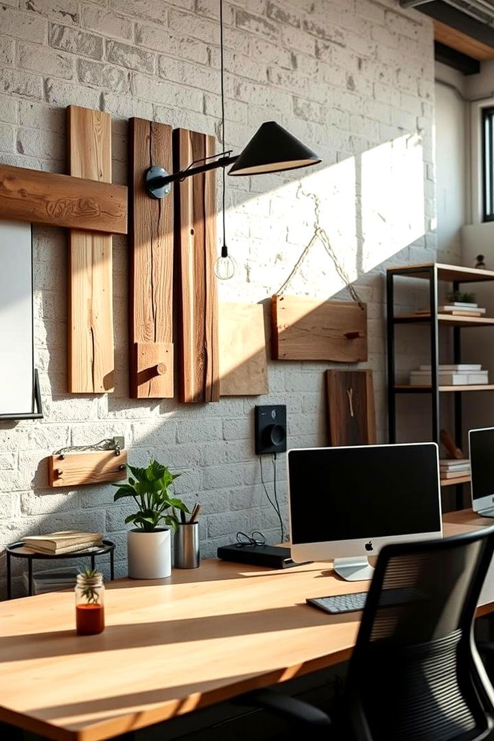 Industrial Wall Decor - 22 Office Wall Decor Ideas