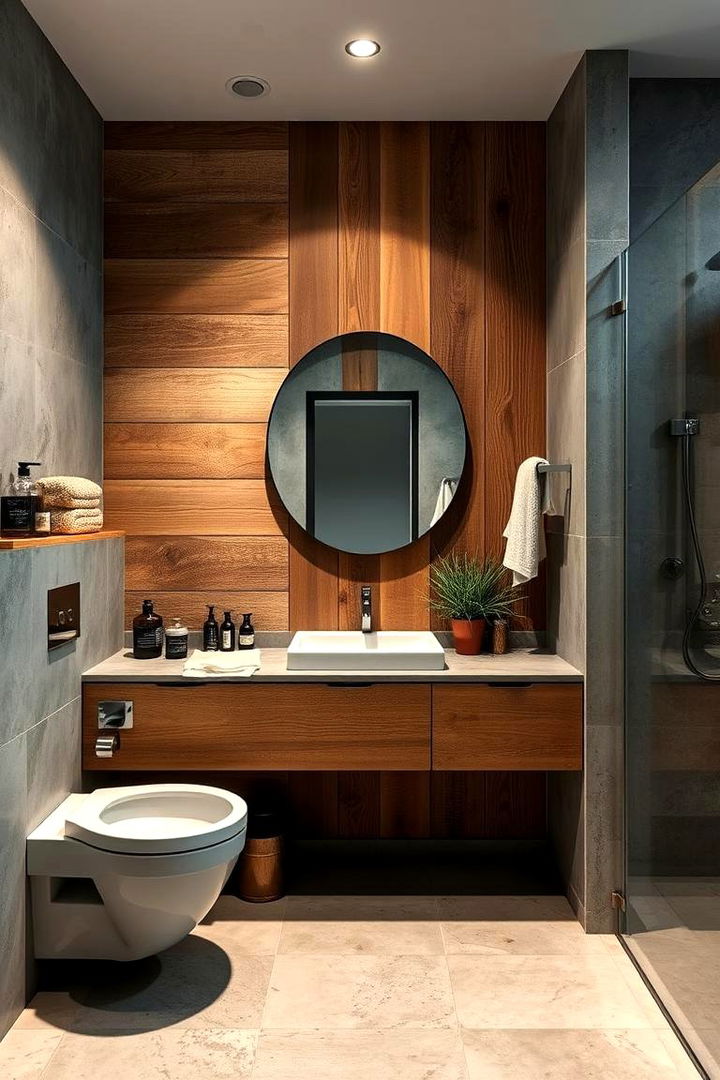 Industrial Western Fusion - 22 Western Bathroom Ideas