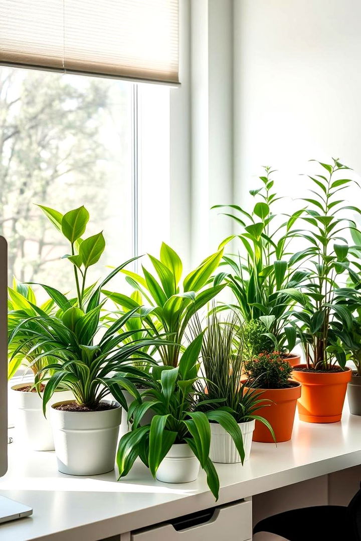 Inexpensive Office Plants - 22 Budget Home Office Ideas