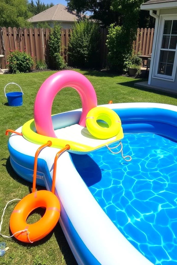 Inflatable Pool Additions - 22 Backyard Pool Ideas on a Budget