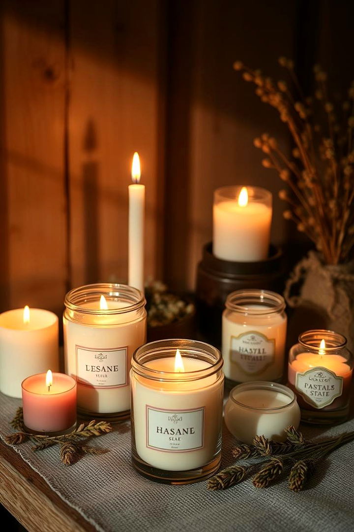 Infuse Pastoral Scents with Artisan Candles - 22 Cottagecore Bedroom Ideas