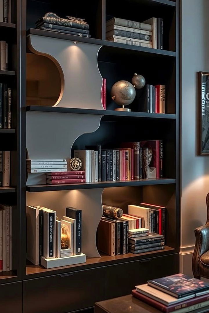 Innovative Bookend Solutions - 22 Bookshelf Organization Ideas