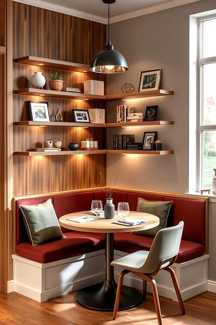 Innovative Corner Shelving Units - 22 Dining Room Storage Ideas