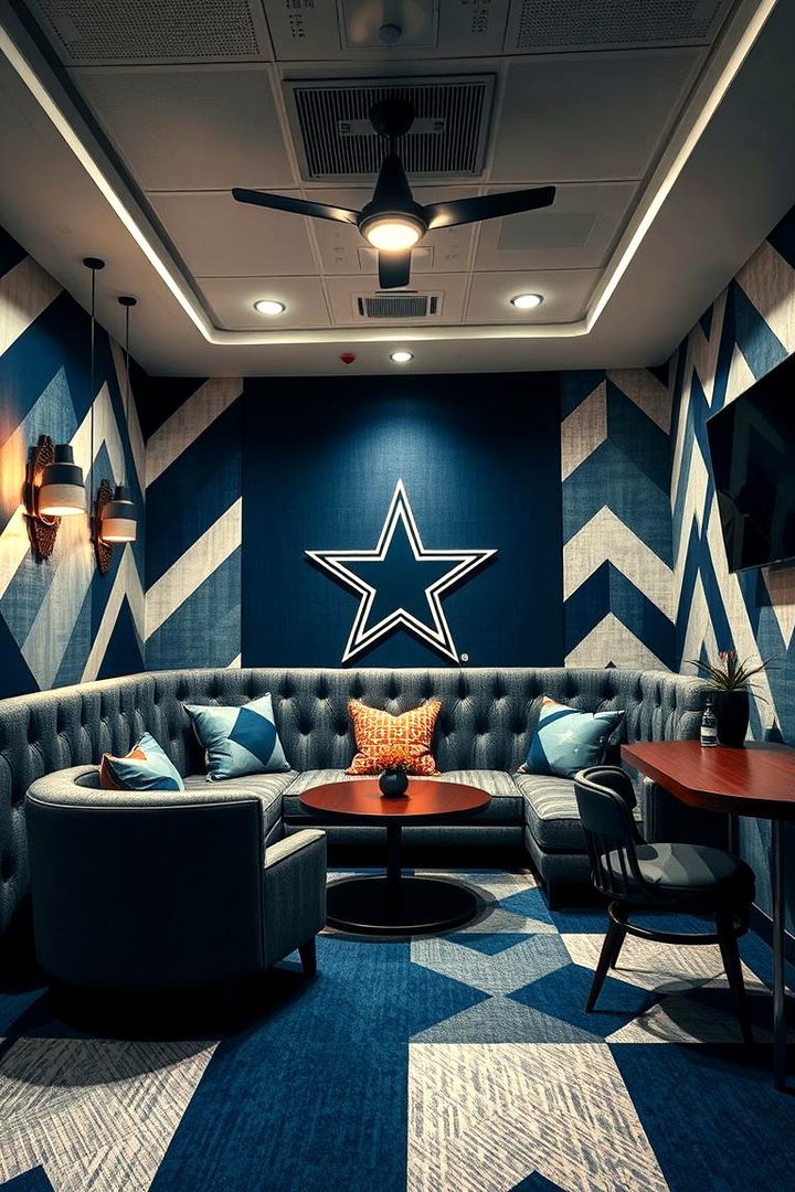 Innovative Cowboys Decor and Accents - 22 Dallas Cowboys Man Cave Ideas