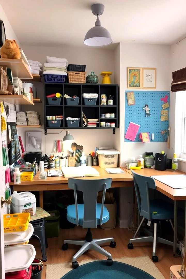 Innovative DIY Craft Workshop - 22 Box Room Ideas