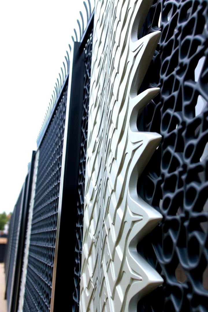 Innovative Design Techniques - 22 Metal and Wood Fence