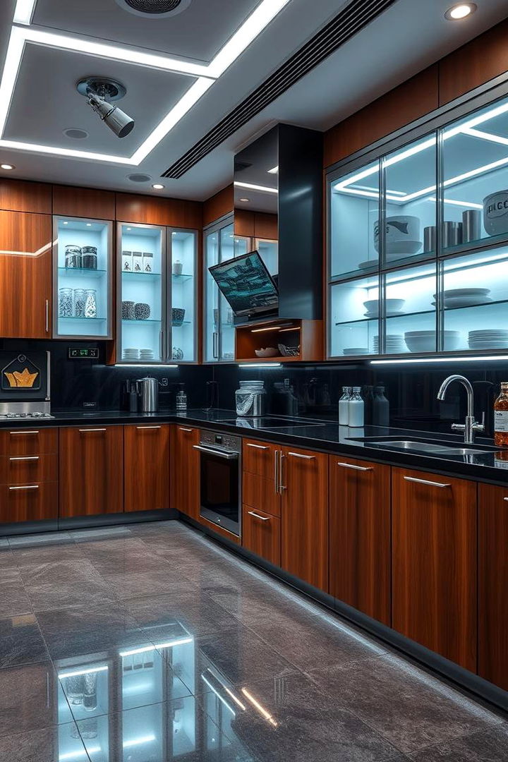 Innovative Design Upgrades - 22 kitchen with brown cabinets and black countertops ideas