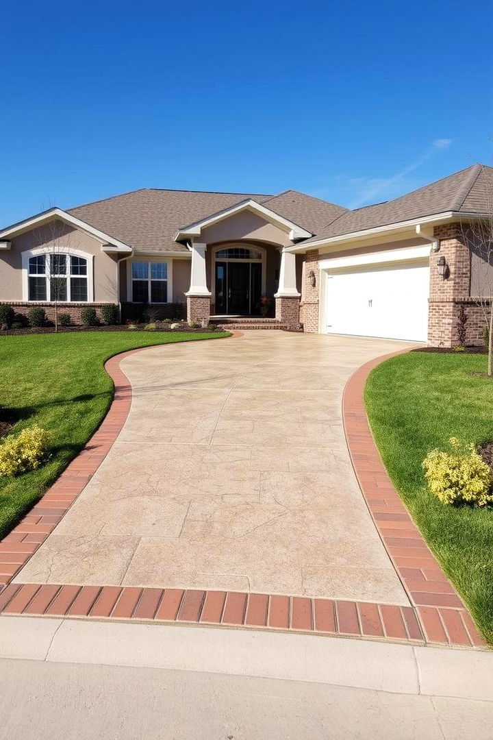 Innovative Driveway Concepts - 22 Curb Appeal Inspiration for Ranch Homes