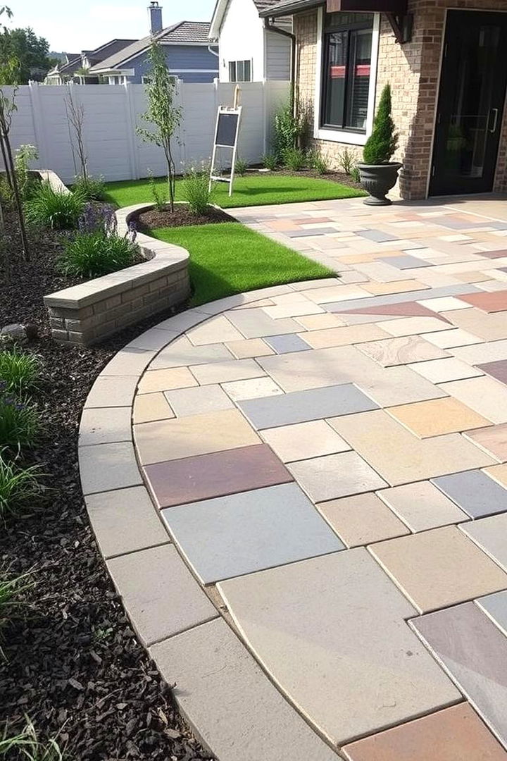 Innovative Edge and Border Designs - 22 Flagstone Patio Ideas