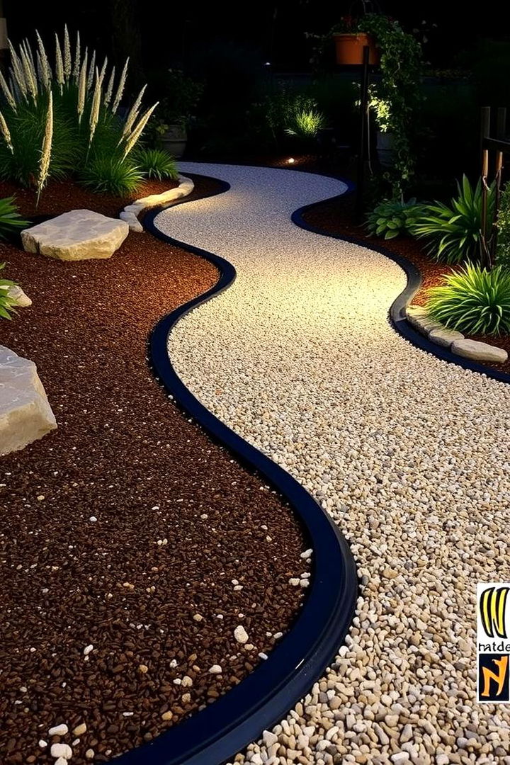 Innovative Edging Details - 22 Pea Gravel Walkway Ideas