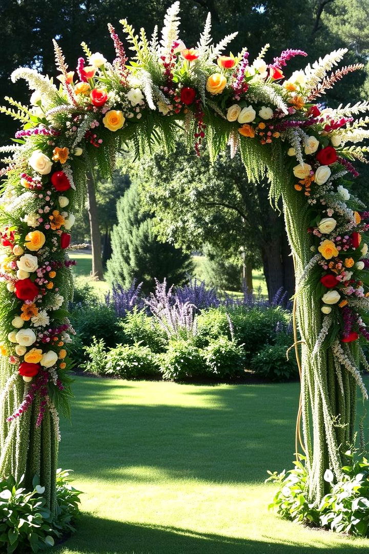 Innovative Floral Arches - 22 boho wedding ideas