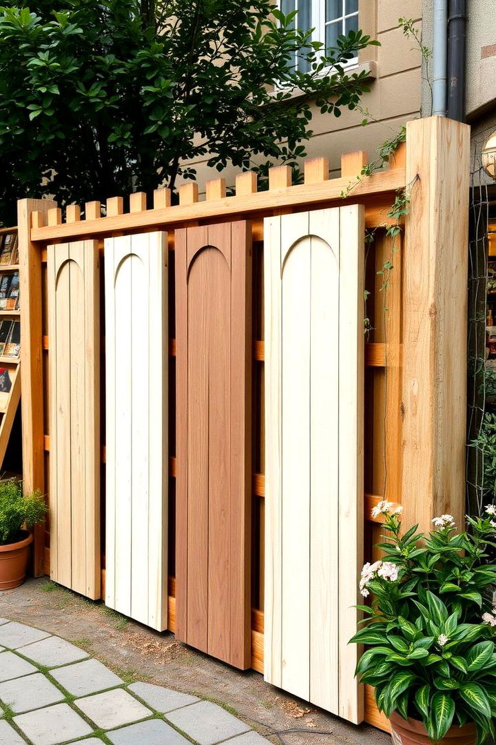 Innovative French Market Pallet Fence - 22 Pallet Fence Ideas