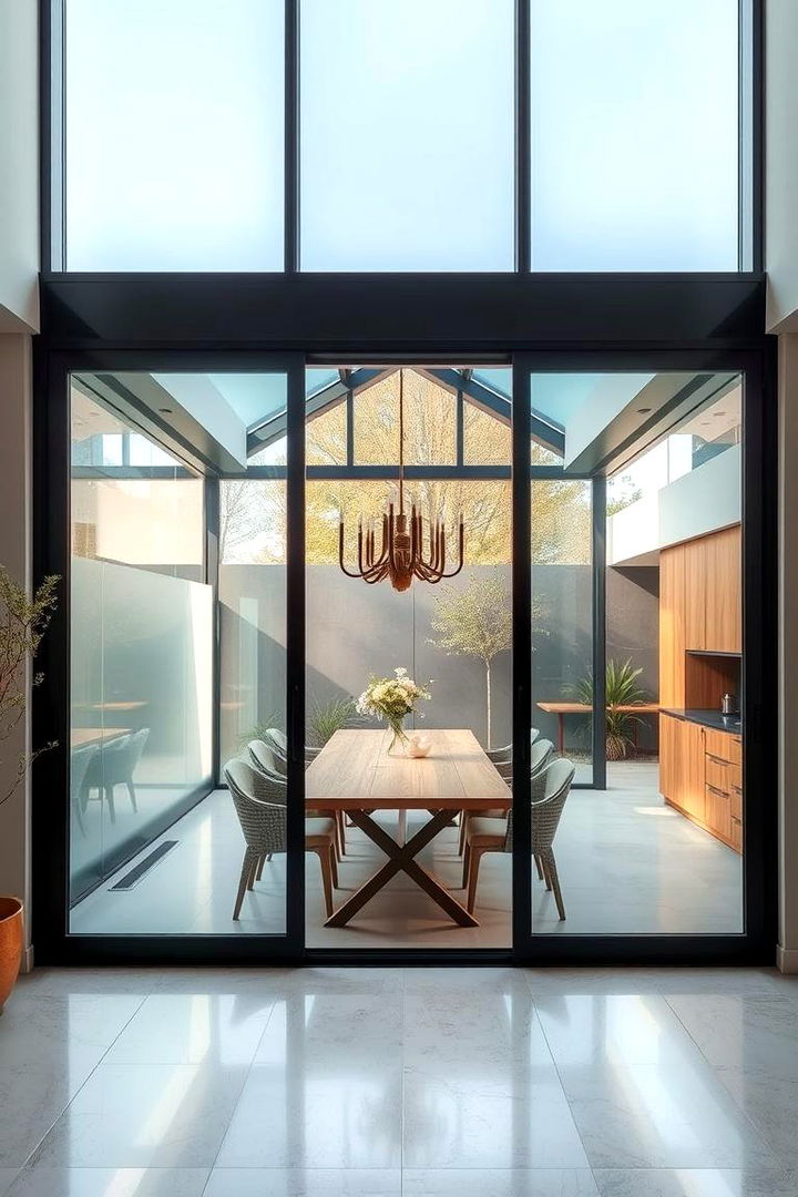 Innovative Glass and Glazing Features - 22 Greenhouse Dining Room Ideas